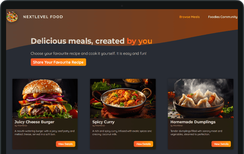 Next.js Foodie App
