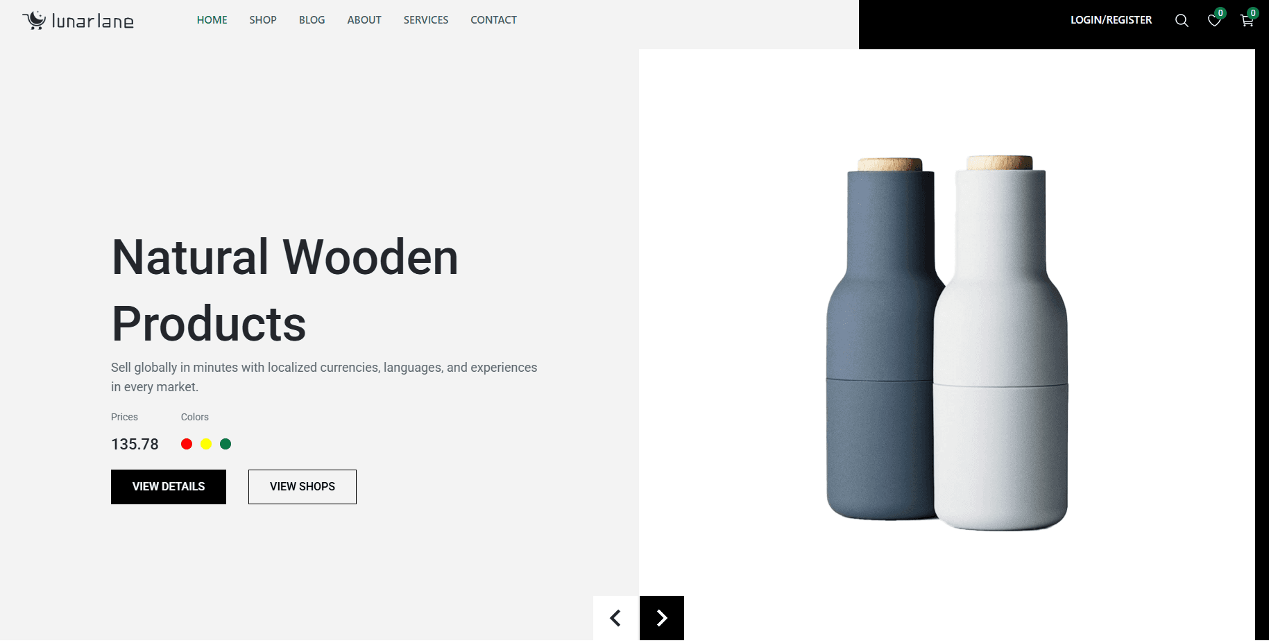 Lunar Lane – React Ecommerce Website
